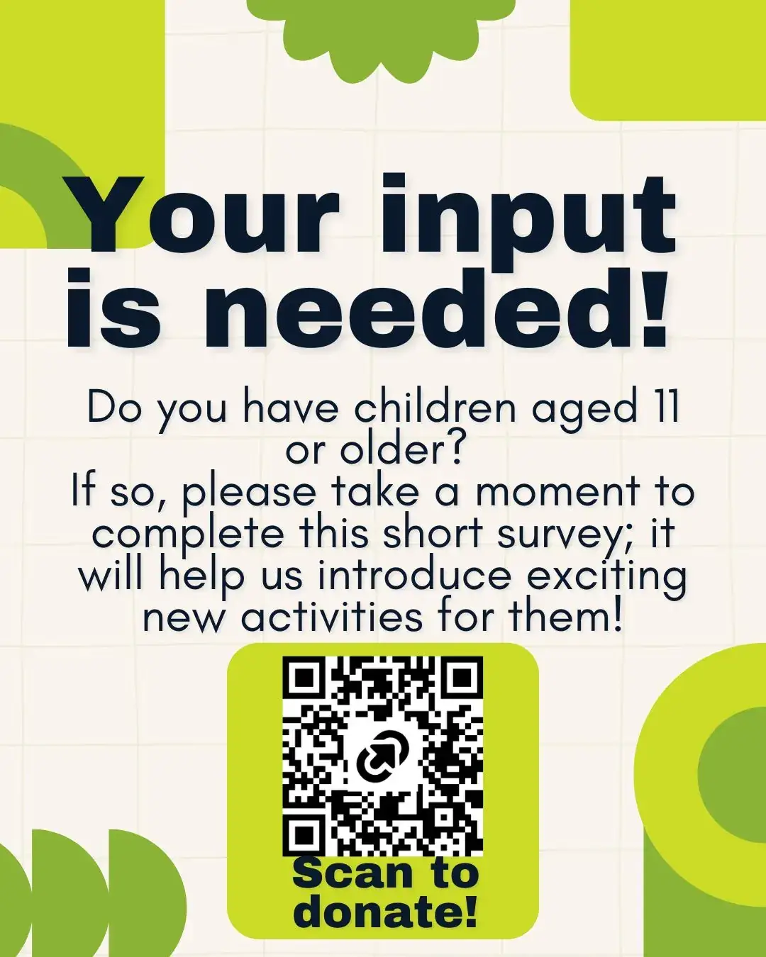 Activities for Young People Survey